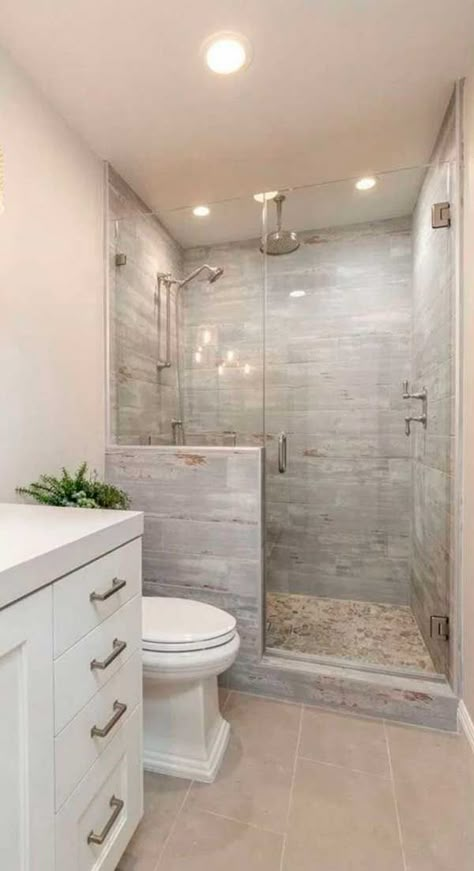 Bathrooms Not Fully Tiled, Restroom Remodel, Bathroom Design Small Modern, Bilik Air, Small Bathroom Interior, Full Bathroom Remodel, Desain Pantry, Small Bathroom Renovations, Washroom Design