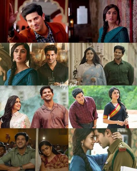 Sita Rama Movie Hd Wallpaper, Dulquer Salman Sita Rama, Sita Rama Movie Images, Sitaramam Movie Blouses, Sita Ram Movie Images, Sita Rama Movie, Hey Sinamika, Sita Raman, Sita Rama