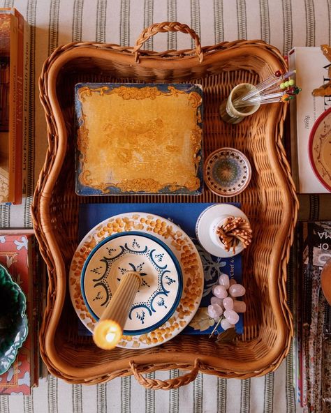 Sharland England on Instagram: “Feet up, movie on 🍿” Antique Wooden Boxes, Tray Coffee Table, Louise Roe, Vanity Accessories, Antique Chairs, Antique Boxes, Coffee Table Decor, Natural Honey, Cooking Light