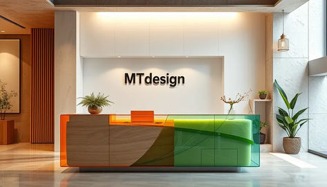 Reception Desk design ideas School Front Desk, School Reception Desk, Reception Desk Design Ideas, Desk Design Ideas, Front Desk Design, School Reception, Reception Desk Office, Reception Desk Design, Office Reception