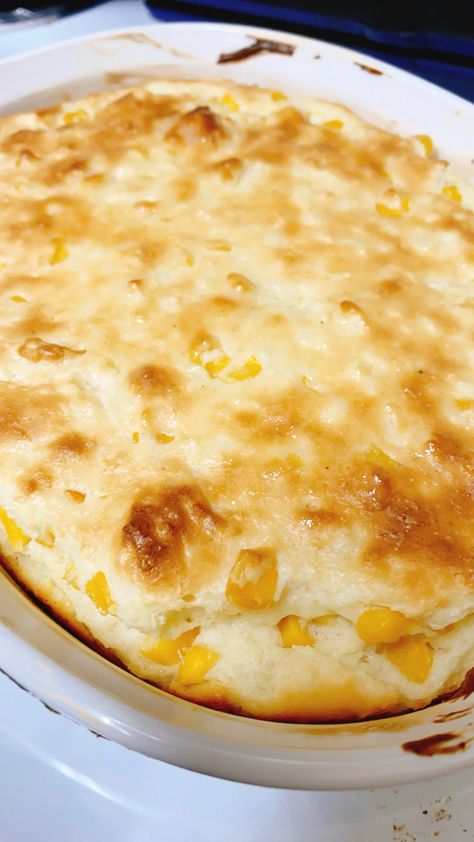 Kentucky Spoon Bread | Allrecipes Kentucky Spoon Bread, Spoon Bread Recipe, Corn Spoon Bread, Spoon Bread, Corn Casserole Recipe, Corn Dishes, Bread Serving, Corn Bread Recipe, Prime Rib