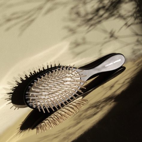 Crown Affair on Instagram: “Get to know the Brush No. 002. Handmade in Italy, its Beechwood pins are strong enough to remove knots, but gentle enough to protect your…” Crown Affair, Packaging Labels Design, Hair Care Routine, Hair Brush, Label Design, Hair Care, In Italy, Crown, Packaging