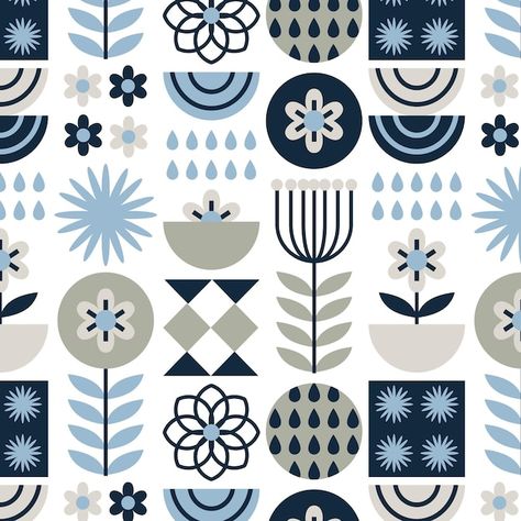 Modern Textiles Patterns, Scandinavian Design Pattern, Pattern Svg, Scandinavian Pattern, Nordic Print, Pattern Design Inspiration, Modern Textiles, Sampler Quilts, Scandi Design