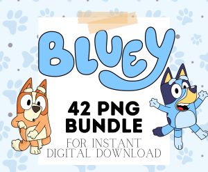 Bluey Themed Bulletin Board, Bluey Theme Classroom, Bluey Party Printable Free, Free Bluey Birthday Printables, Bluey Classroom Decoration, Diy Bluey Pinata, Bluey Grannies Party, Diy Bluey Decorations, Free Bluey Printables