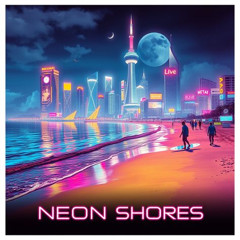 Cyberpunk Beachfront Cityscape

#cyberpunkart #futuristiccity #neonbeach #art #poster Beach Posters, Futuristic City, Cyberpunk, Cityscape, Neon, Art