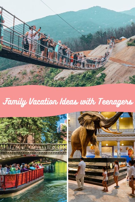 Best Places For Family Vacations, Us Vacations With Kids, Fun Family Vacations In The Us, Teen Vacation Ideas, Europe With Teens, Affordable Family Vacation Destinations, Best Family Vacations With Teens, Best Family Vacations With Kids, Family Summer Vacation Ideas