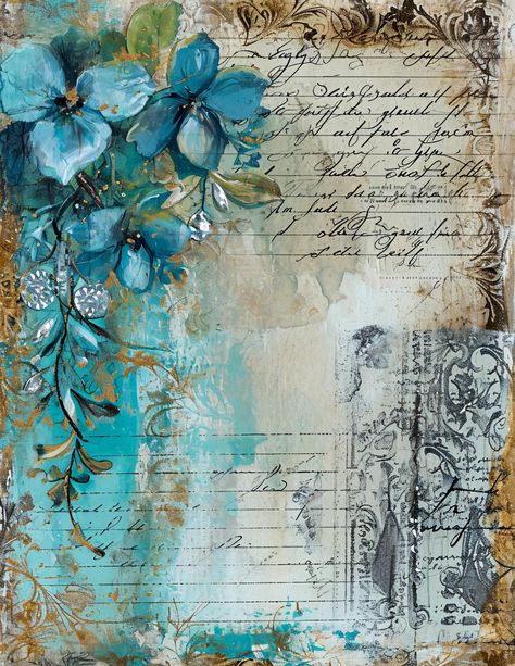 Vintage Design For Scrapbook Printable, Vintage Design For Scrapbook, Scrapbook Printables Free, Decoupage Decor, Vintage Paper Background, Cardmaking And Papercraft, Collage Art Mixed Media, Motif Vintage, Vintage Junk Journal