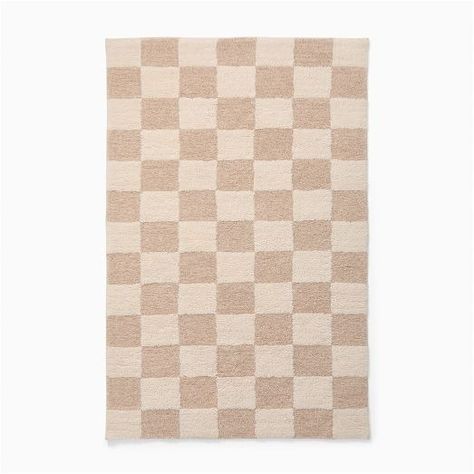 Nursery Rugs | West Elm West Elm Kids, Play Rug, Hand Tufted Rug, Nursery Rug, Checkered Rug, Pink Nursery, Big Girl Rooms, Nursery Rugs, Washable Rug