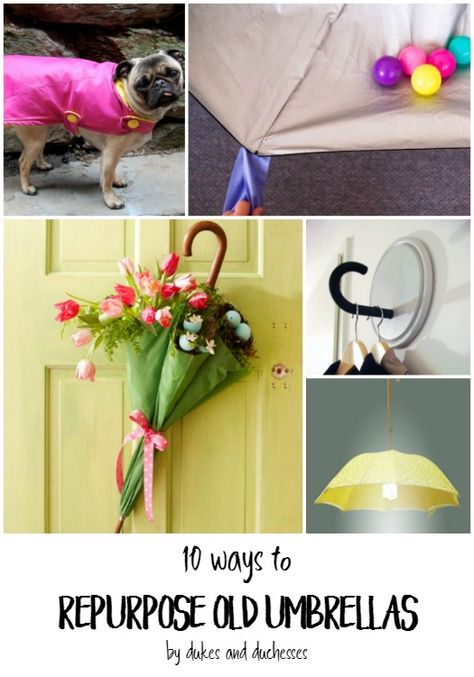 Don't throw out that old or broken umbrella! Repurpose old umbrellas with one of these inspirational ideas! Unconventional Uses Of Umbrella, Upcycle Umbrella, Umbrella Upcycling, Umbrella Crafts, Broken Umbrella, Firefly Photography, Umbrella Craft, Upcycled Projects, Diy Craft Ideas