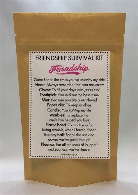 friendship survival kit - Yahoo Image Search Results Friendship Survival Kit, Survival Kits For Friends, Family Reunion Survival Kit, Funny Survival Kit Ideas, Friend Survival Kit, Kits To Sell, Womens Day Gift, Womens Day Gift Ideas, Survival Kit Ideas