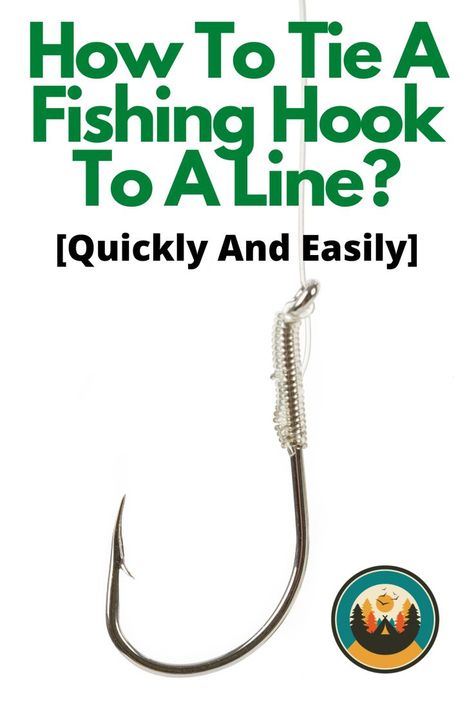 Tie A Fishing Hook, Fishing Line Knots, Fishing Hook Knots, Hook Knot, Crappie Fishing Tips, Fishing 101, Fishing For Beginners, Crappie Fishing, Fishing Knots