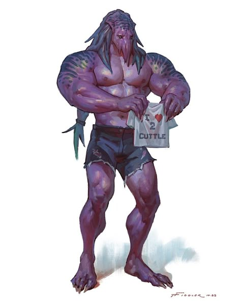 Taran Fiddler, Dungeons And Dragons Races, Human Anatomy For Artists, Alien Concept Art, Creature Concept Art, Sketchbook Inspiration, Creature Concept, Monster Art, Anatomy Art