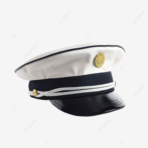 professional uniform cap or captain sailor sailor captain cap png Sailor Hat Drawing, Cap Png, Sailor Captain, Captain Cap, Professional Uniforms, Sailor Hat, Transparent Image, Png Image, Designs To Draw