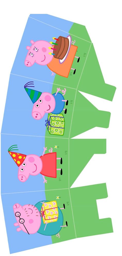 Peppa Pig Printables, Peppa Birthday, Peppa Pig Birthday Party Decorations, Peppa Pig Decorations, Pig Birthday Cakes, Pig Cookies, Pig Birthday Party, Peppa Pig Birthday Party, Pepa Pig