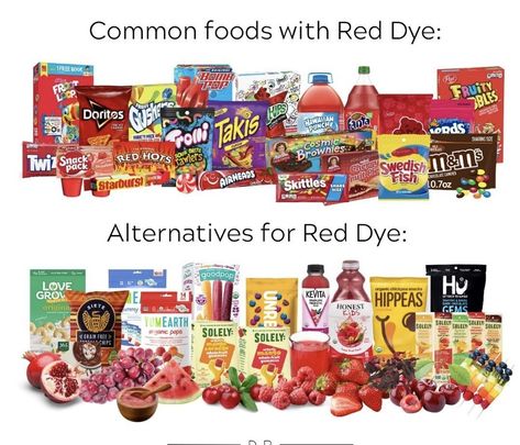 What Food Has Red Dye 40, Eliminating Red Dye 40, Dye Free Cereal, Red Dye Foods To Avoid, Red Dye Free Foods, Dye Free Snacks, Dye Free Foods, Red Dye 40, Kids Lunch Box Meals