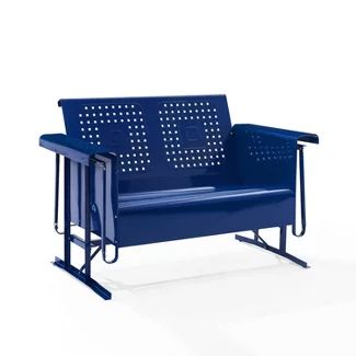 Outdoor Sofas & Loveseats : Target Outdoor Glider, Metal Patio Furniture, Metal Sofa, Patio Loveseat, Porch Furniture, Outdoor Loveseat, Balcony Furniture, American Signature Furniture, Value City Furniture