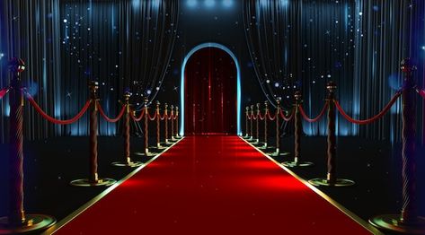 Red Carpet Entrance Events, Red Carpet Aesthetic Background, Red Carpet Aesthetic, Red Carpet Theme Party, Red Carpet Background, Red Carpet Entrance, Red Carpet Theme, Anime Places, Hollywood Red Carpet