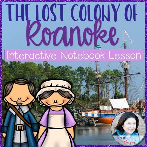 Teaching the Lost Colony of Roanoke - Thrive in Grade Five Lost Colony Of Roanoke, Roanoke Colony, Classroom History, Mystery Unit, Teacher Goals, Cloze Passages, Essay Structure, Teaching 5th Grade, 5th Grade Social Studies