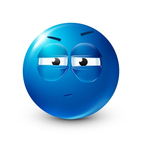 Heavy-Lidded Blue Smiley Blue Emoji Face Confused, Big Emojis, Emoji People, Emoji Man, Images Emoji, Cool Emoji, Emoticons Emojis, Blue Emoji, Emoji Symbols