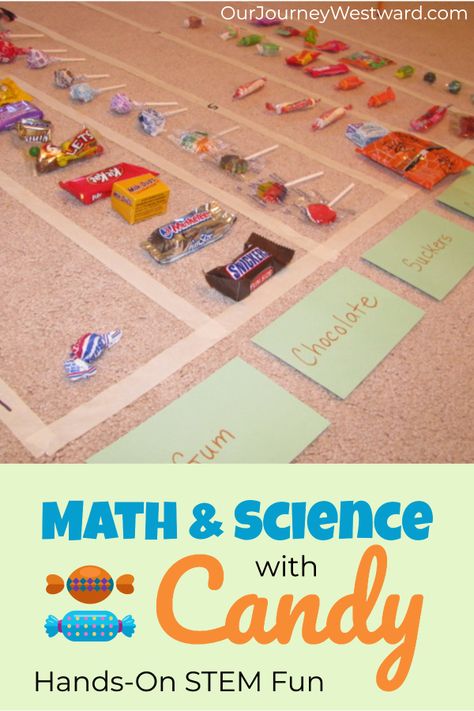 Plants Science Experiments, How To Teach Math, Candy Math, Candy Science, Homeschool Math Curriculum, Science Inquiry, Math And Science, Make Learning Fun, Homeschool Encouragement