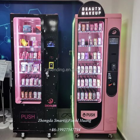 Eyelashes And Cosmetics Beauty Mini Vending Machine With 7" Multi-touch Screen - Buy Mini Vending Machine For Sale,Eyelashes And Cosmetics Vending Machine,Beauty Vending Machine Touch Screen Product on Alibaba.com Tiny Vending Machine, Cosmetic Vending Machine, Vintage Vending Machine, Cute Vending Machine, Beauty Vending Machine, Mini Vending Machine, Vending Machine Design, Vending Machines For Sale, Vending Machine Business