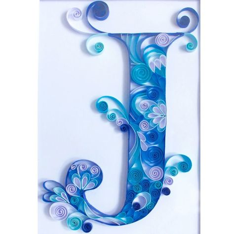 Quilled Letters, Quilling Alphabet, Quilling Letters, Paper Quilling For Beginners, Paper Quilling Patterns, Quilled Creations, 3d Quilling, Alphabet Wallpaper, Quilling Craft