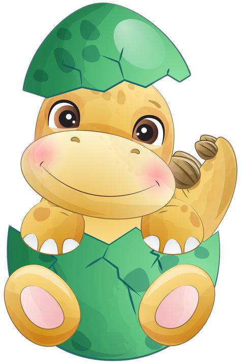 Baby Shower Decorations Neutral, Baby Dino, Baby Shawer, Dinosaur Theme, Kawaii Animals, Free Clipart, Baby Shower Decorations, Classroom Decor, Painted Rocks