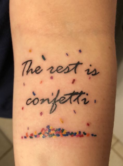 Haunting Of Bly Manor Tattoo, The Haunting Of Hill House Tattoo, The Rest Is Confetti Tattoo, I Love Me Tattoo, Wonderwall Tattoo, Bly Manor Tattoo, Haunting Of Hill House Tattoo, Hill House Tattoo, Confetti Tattoo