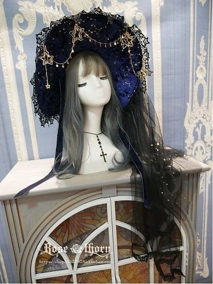 Blue Witch Hat, Witch Aesthetic Outfit, Blue Witch, Witch Hat Halloween, Rose Thorns, Black Witch Hat, Polar Night, Victorian Hats, Witch Hats