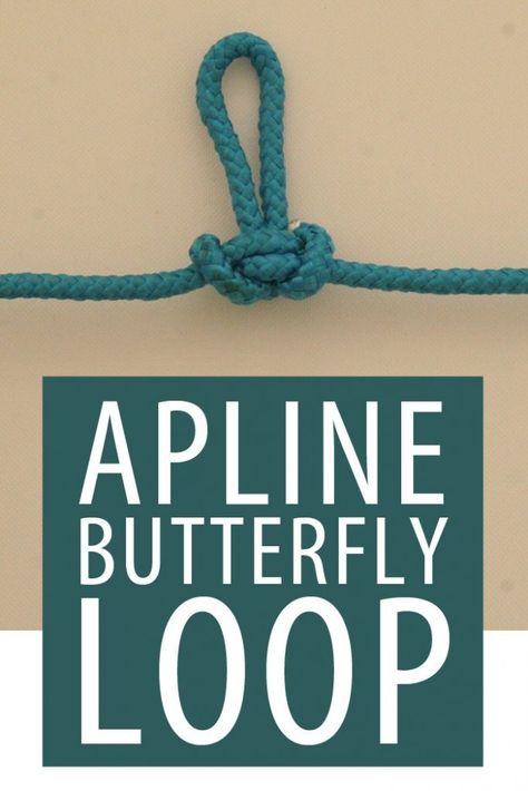 Alpine Butterfly, Alpine Loop, Loop Knot, Overhand Knot, Diy Leather Bracelet, Butterfly Knot, Leather Bracelets, The Loop, Leather Diy