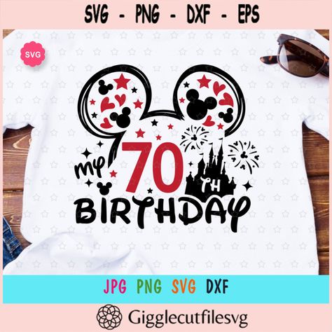 Mouse 70Th Birthday Svg For Cricut Birthday Dad Prints For T Shirt Mouse Check more at https://gigglecutfilesvg.art/product/mouse-70th-birthday-svg-for-cricut-birthday-dad-prints-for-t-shirt-mouse/ Cricut Birthday, Boys Prints, Girl 2nd Birthday, Dad Svg, Birthday Svg, 12th Birthday, 20th Birthday, Svg For Cricut, 15th Birthday