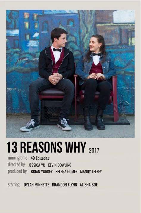 minimal polaroid series poster for 13 reasons why Movie Series Poster, Show Polaroid Poster, 13 Reasons Why Poster, Posters On Wall, 13 Reasons Why Aesthetic, Posters On Wall Bedroom, Thirteen Reasons Why, Movie Card, Series Poster