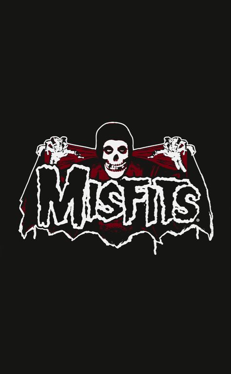 The Misfits Wallpaper, Misfits Wallpaper Iphone, Misfits Artwork, Misfits Pfp, Misfits Band Logo, Misfits Aesthetic, Misfit Tattoo, Misfits Tattoo Flash, The Misfits Band