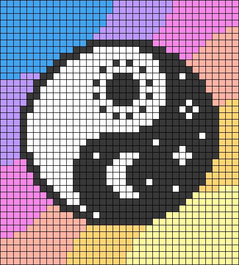 Yin Yang Cross Stitch, Yin Yang Pixel Art, Stars Pixel Art, Moon Pixel Art, Modele Pixel Art, Terraria, Easy Pixel Art, Graph Crochet, 8bit Art