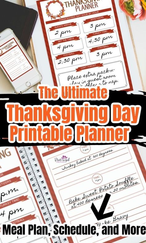 Keep yourself organized this Thanksgiving with this printable from Pint-sized Treasures. When you host the family dinner, things can get crazy around your home. With this free printable Thanksgiving planner, you can tame the chaos and make the Thanksgiving festivities a breeze. Cooking Schedule, Printable Day Planner, Activity Planner, Thanksgiving Planner, Homemaking Skills, Need A Friend, Thanksgiving Activity, Diy Fall Crafts, Autumn Diy