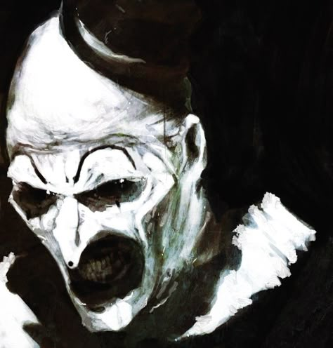 Terrifier Fanart, Horror Icons Art, The Terrifier, Terrifier Art The Clown, Scary Clown Movie, Sick Drawings, Silly Lil Guy, Clown Paintings, Slasher Horror