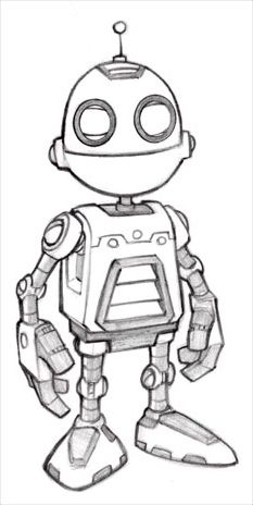 Cool Animated Characters, Clank Robot, Robot Drawing Sketches, Robot Drawing Ideas, Robot Drawings, Robot Ideas, Laputa Castle In The Sky, Robot Drawing, Robot Tattoo