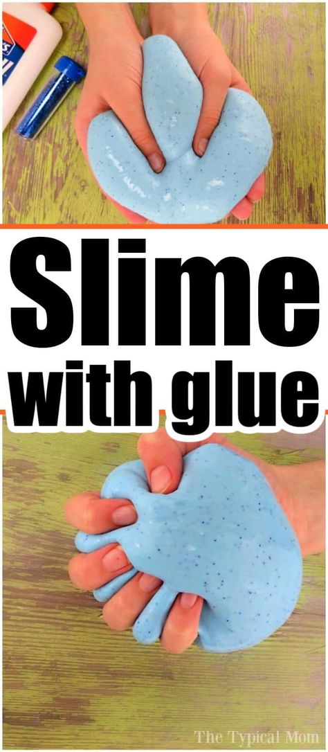 How to make slime with glue and a little glitter! Easy recipe using just a few ingredients, and you can make it any color you like. #easyslimerecipe #slimewithglue #basicslime #bestslime #glueslime Slime With Glue, Glue Recipe, Glitter Slime Recipe, How To Make Glue, St Patricks Day Rainbow, Slime No Glue, Classroom Kindergarten, Easy Slime Recipe, Thanksgiving Classroom