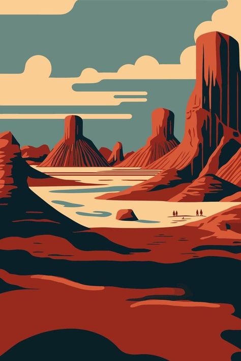 Desert Landscapes, New Mexico Usa, Desert Landscaping, The Desert, New Mexico, Vector Free, This Is Us, For Free, Clip Art