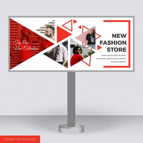 Fashion billboard design Vector | Premium Download Bilbord Design Ideas, Bilbord Design Graphics, Billboard Design Ideas Graphics, Bilbord Design, Fashion Billboard Design, Billboard Design Advertising, Billboard Photography, Billboard Design Ideas, Fashion Billboard