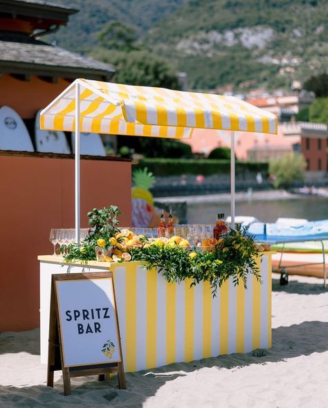 Themed Bridal Shower Ideas, Italian Baby Showers, Spritz Bar, Italian Bridal Showers, Lemon Themed Party, Wedding Pool Party, Italian Party, Italian Theme, Themed Bridal Shower