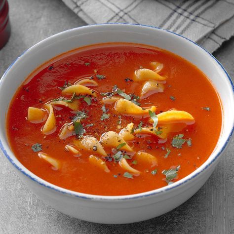 Grandma's Tomato Soup Vegetable Soup Recipe, Ham And Beans, Turkey Soup, Cold Soup, Tomato Soup Recipes, Roasted Tomato, Winter Soups, Grandmas Recipes, Tomato Juice