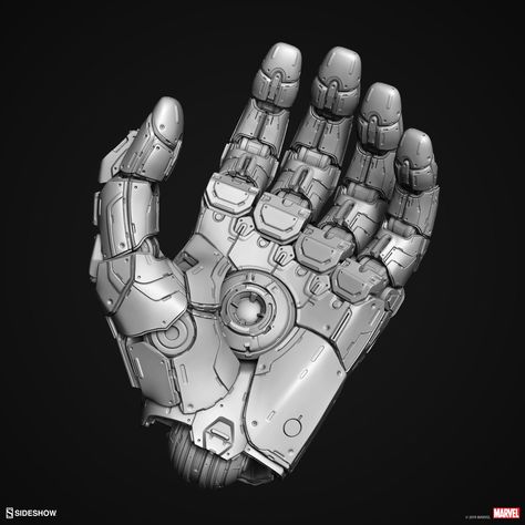 Sculpting a Sentinel- Behind the Scenes of Sideshow's X-Men Collection | Sideshow Collectibles Gauntlet Design, Robot Design Sketch, Armadura Cosplay, Robot Hand, Battle Scene, The Iron Giant, Biomechanical Tattoo, Marvel Collectibles, Epic Battle