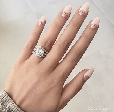 Do It Yourself Nails, Half Moon Nails, Neutral Nail, Bridal Nail Art, Moon Nails, New Nail Designs, Rose Gold Nails, New Nail, Nail Art Wedding