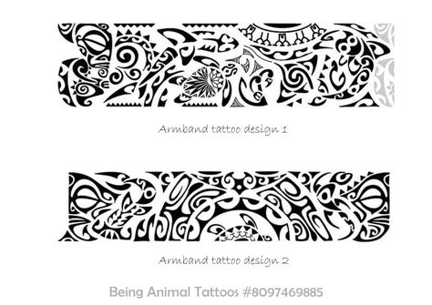 armband tattoo design by being animal tattoos. Traditionally, a solid black armband tattoo can represent the loss of a loved one. ... On a less grim note, the solid armband tattoo can also symbolise strength and luck. The former is especially true if the tattoo is worn on the bicep, where it accentuates the muscular curvature of strong men and women. Ankle Band Tattoo, Maui Tattoo, Bracelet Tattoo For Man, Tattoo Band, Maori Tattoos, Armband Tattoos, Forearm Band Tattoos, Band Tattoo Designs, Armband Tattoo Design