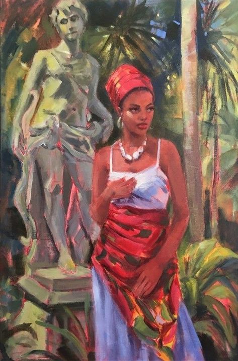 Carribean Art Paintings, Haiti Paintings, Creole Art, Caribbean Paintings, Aloe Art, Afro Carribean, Jamaican Heritage, Jamaican Art, Haitian Art