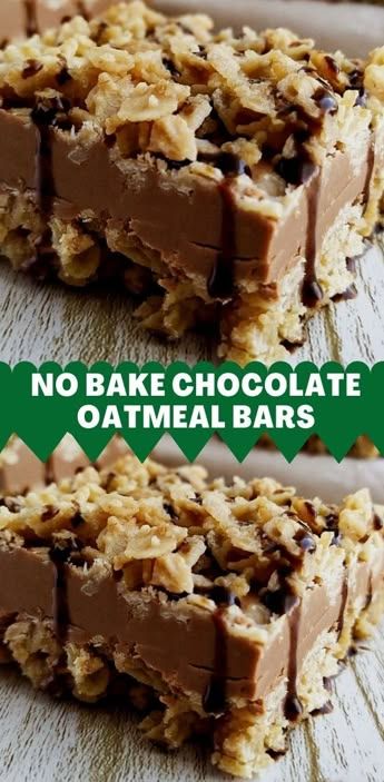 NO BAKE CHOCOLATE OATMEAL BARS RECIPE No Bake Chocolate Oatmeal Bars Recipes, Delightful No Bake Chocolate Oat Bars, Easy No Bake Chocolate Oatmeal Bars, Fudgy Oatmeal Bars, No Bake Chocolate Oat Bars Recipe, No Bake Bars Recipes, Oatmeal Dessert Recipes, Chocolate Crumble Bars, Easy Bars Recipes