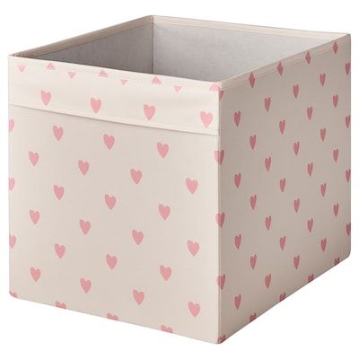 Pink Storage Boxes, Ikea Island, Ikea Boxes, Kallax Shelf Unit, Kallax Shelving Unit, Shabby Chic Storage, Media Storage Cabinet, Kallax Shelf, Kallax Regal