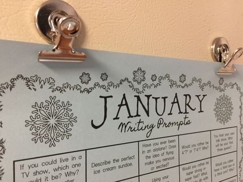 January Writing, Journal Topics, January Calendar, Homeschool Writing, Daily Writing Prompts, Homeschool Lesson, Writing Notebook, Daily Writing, Writing Prompt