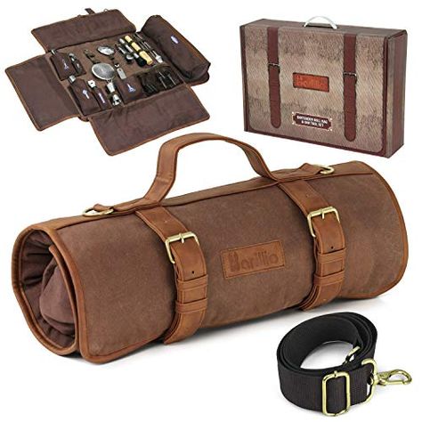 Bartender Kit, Coffee Kit, Travel Bar, Bar Tool Set, Portable Bar, Waxed Canvas Bag, Bar Kit, Cocktail Shaker Set, Cocktail Set